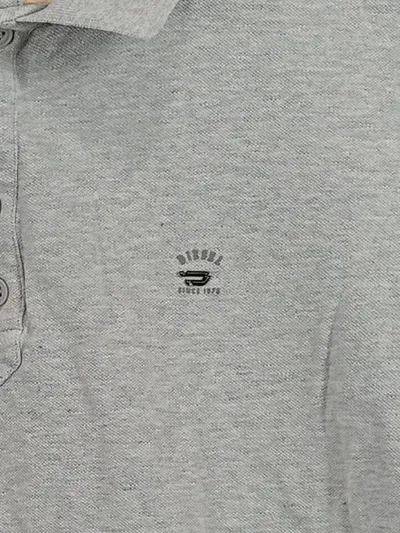Diesel Herren Poloshirt Grau Größe M Kurzarm Casual
