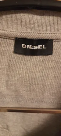 Diesel Herren Poloshirt Grau Größe M Kurzarm Casual 4