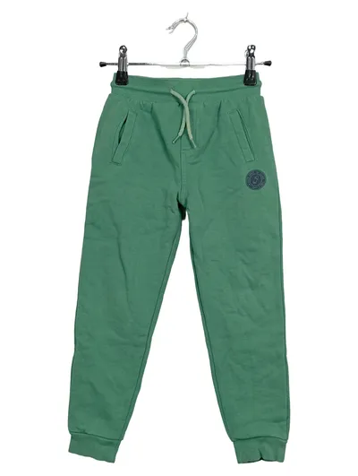 Vertbaudet Jogginghose Kinder Gr. 116 Grün Baumwolle Sweatpants