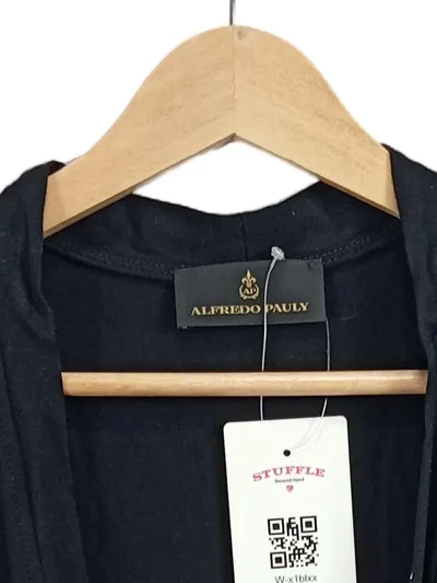 Alfredo Pauly Twin Set Damen Gr. 42 Schwarz Hahnentritt Cardigan Kleid