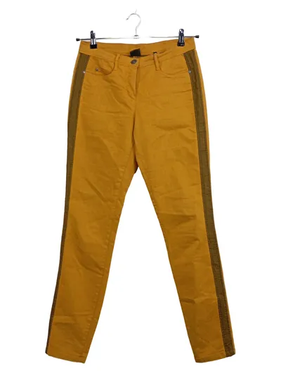 DREAMSTAR Damen Stoffhose Gr. 38 Orange Seitenstreifen Casual
