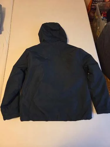 Hollister Herren Outdoorjacke Kapuze Petrol Gr. S Winterjacke