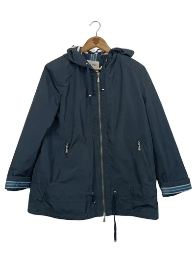 Gil Bret Damen Outdoorjacke Parka Gr. 42 Navy Blau Kapuze