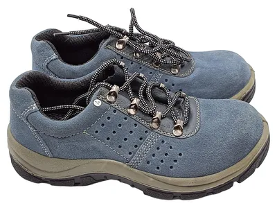 Helmut Feldtmann Arbeitsschuhe Herren Gr. 39 Blau Velours S1 SRA