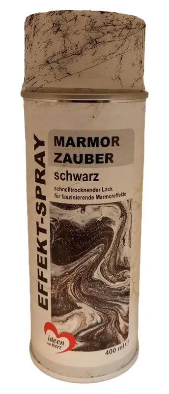 Ideen mit Herz Marmor Zauber Heimwerkerfarbe schwarz 400ml Marmoreffekt