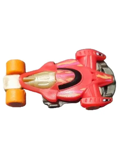 DWA Spielzeugauto Rennwagen Rot Gold Miniatur 6cm Sammlerstück