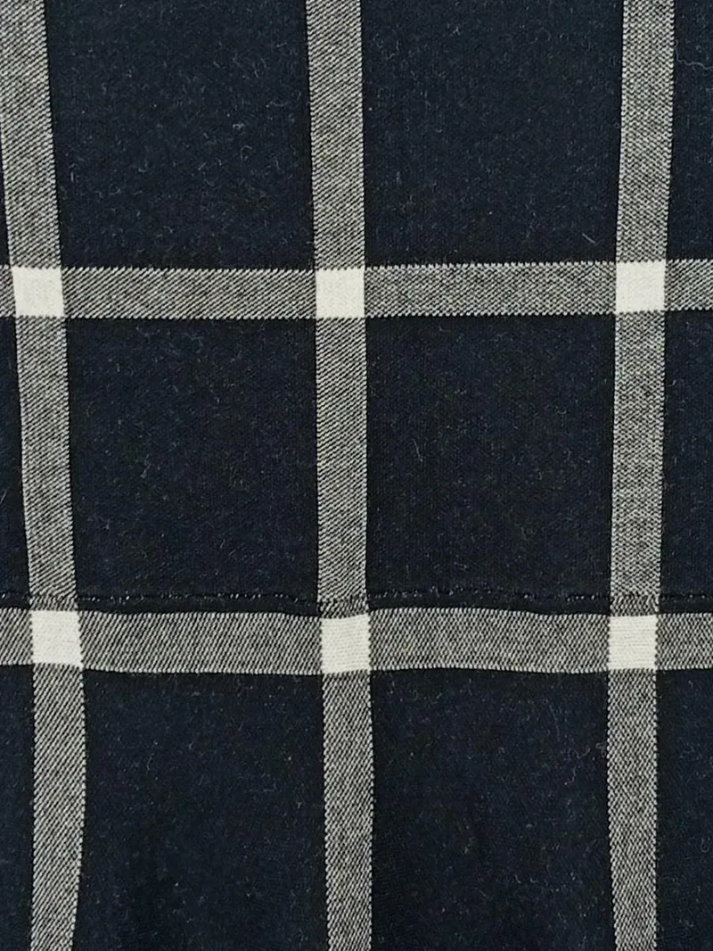 Apricot Damen Strickkleid kariert Schwarz Weiß Gr. M/40 A-Linie 2