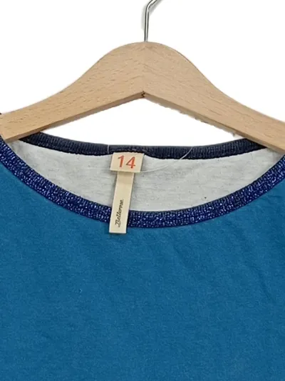 Bellerose T-Shirt Kinder Mädchen Gr. 14/164 Blau Baumwolle Casual