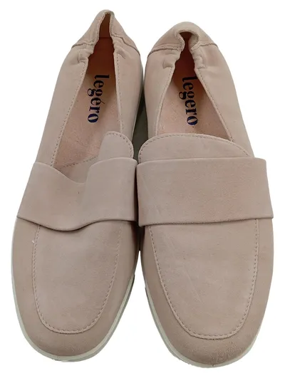 Legero Damen Loafer Slipper Gr. 40 Rosa Wildleder Slip-On Komfort
