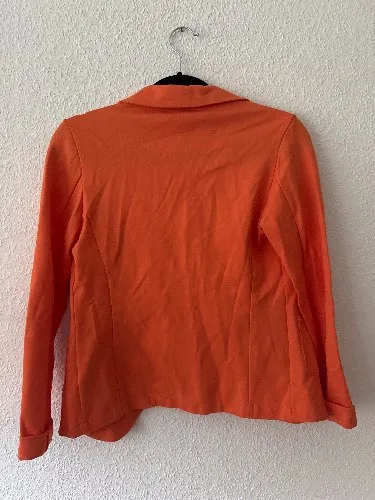 Esvivid Damen Blazer Orange Gr. XS Business Jacket Viskose