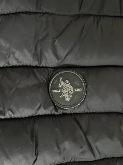 U.S. Polo Assn. Herren Steppweste Gr. 50/L Schwarz Wendeweste