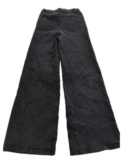 s.Oliver Mädchen Jeans Wide Fit Gr. 158 Schwarz Wide Leg Hose