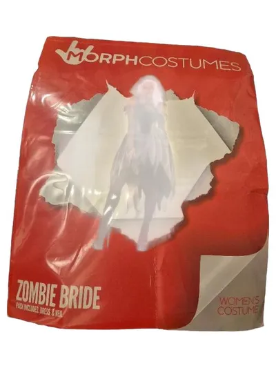 MorphCostumes Zombie Braut Damen Kostüm Grau Gr. M Party