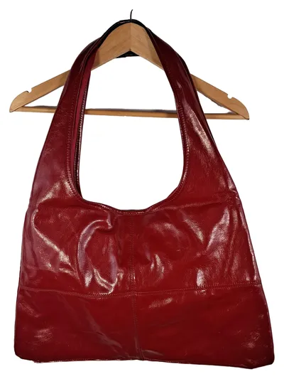 Cider Rote Lackleder Beuteltasche Damen Hobo Bag Schultertasche
