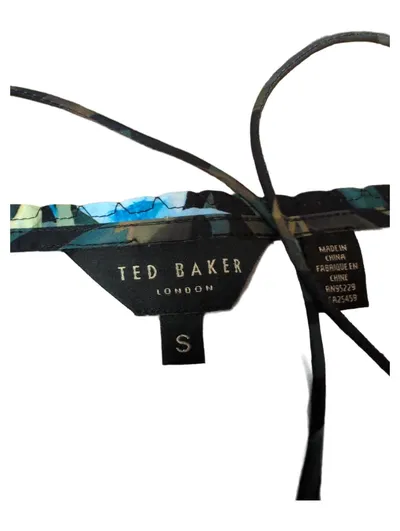 Ted Baker Damen Sommerkleid Trägertop Mehrfarbig Blumenmuster Gr. 36;S