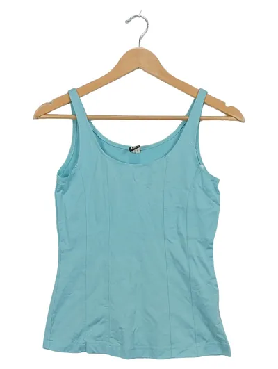 Best Connections Damen Tank Top Gr. 34 Türkis Ärmellos Basic Shirt