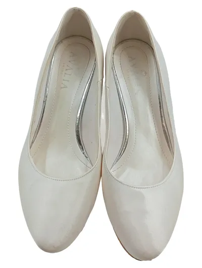 AVALIA Damen Pumps Beige Gr. 37 Absatzschuhe Elegant Hochzeit Festlich
