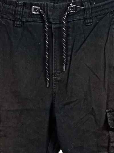 Sublevel Herren Cargohose Schwarz Größe 32 Urban Cargo Jogger W32