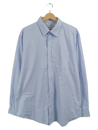 Canda Herren Business Hemd Langarm Hellblau Gr. 44 Finest Tailor