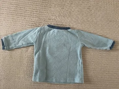 Boley Baby Langarmshirt Gr. 68 Hellblau Vintage Auto Motiv Jungen
