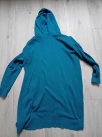 EDC by Esprit Damen Strickjacke Kapuze Cardigan Petrol Gr. S/36 2