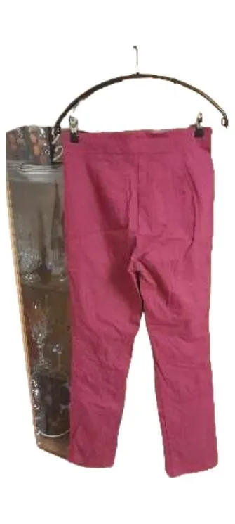 DREAMSTAR Stoffhose Damen Gr. 40 Lila Casual Baumwolle