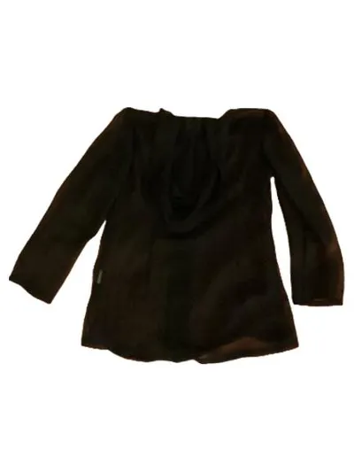 Nienhaus & Lotz Damen Windjacke Kapuze transparent Gr. 38 M Schwarz