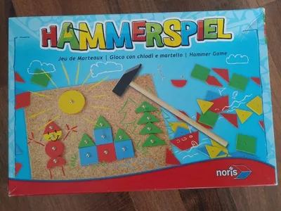 Noris Hammerspiel Spielzeug Kinderwerkzeug Motorikspielzeug Mehrfarbig