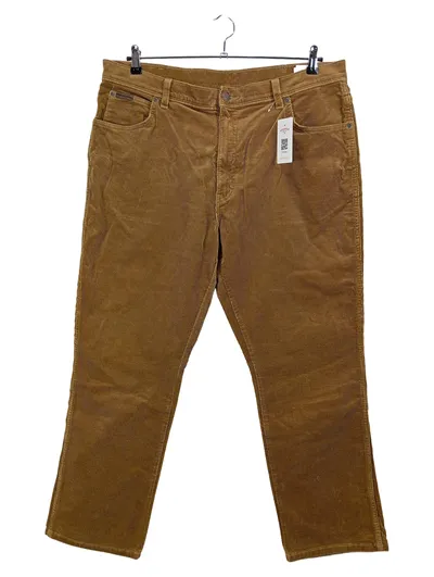 Wrangler Herren Cordhose Größe 40 Braun Cord 98% Baumwolle NEU