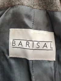 Barisal Damen Mantel Kapuze Wolle Grau Gr. 38 Klassisch Winter 3