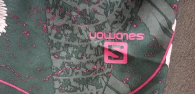 Salomon Damen Laufhose 3/4 Leggings Gr. S Grün Sportlich
