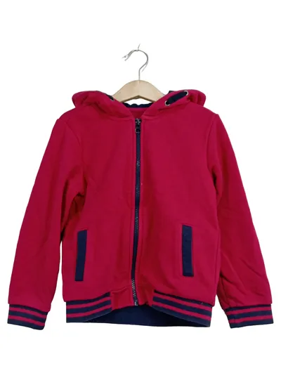 Engelbert Strauss Kinder Sweatjacke Kapuzenjacke Gr. 110/116 Rot