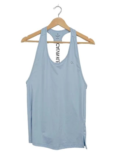 Calvin Klein Performance Damen Sport Tanktop Racerback Gr. S Hellblau