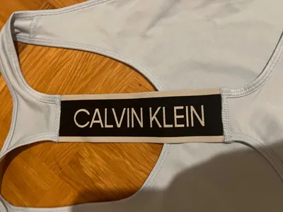 Calvin Klein Performance Damen Sport Tanktop Racerback Gr. S Hellblau