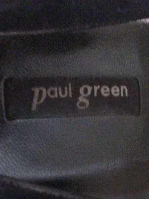 Paul Green Pumps Damen Veloursleder Blau Blockabsatz Größe UK 4 / EU 37 2