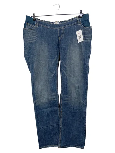 bellybutton Umstandsjeans Damen Gr. 44 Blau Straight Jeans Umstandshose