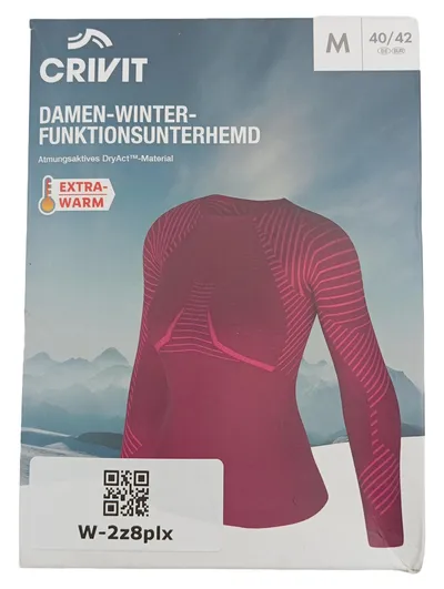 Crivit Damen Winter Funktionsunterhemd Ski Gr. 40/42 Pink Extra Warm