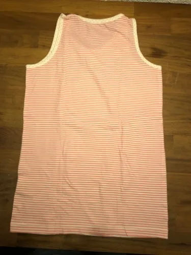 Fixoni Mädchen Unterhemd Trägerhemd gestreift Rosa Gr. 146
