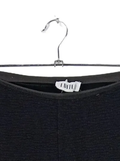 EDITED Stoffhose Damen Gr. 38 Schwarz Wide Leg Viskose Casual