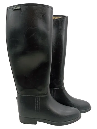 Aigle Reitstiefel Damen Gummistiefel Schwarz Größe 38 Klassisch