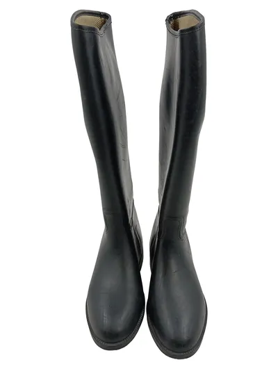 Aigle Reitstiefel Damen Gummistiefel Schwarz Größe 38 Klassisch