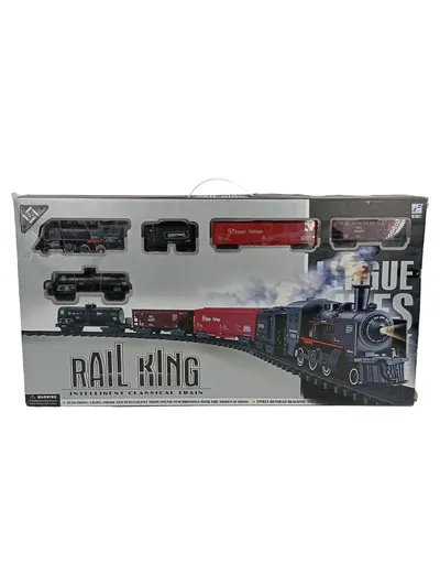 Rail King Intelligente Klassische Eisenbahn Set mit Licht Rauch Sound