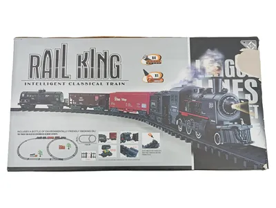 Rail King Intelligente Klassische Eisenbahn Set mit Licht Rauch Sound