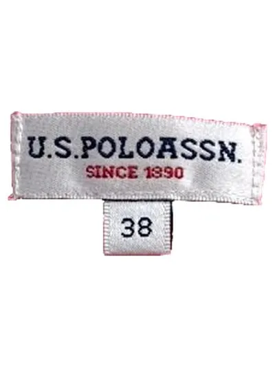 U.S. Polo Assn. Pullover V-Ausschnitt Damen Gr. 38 Rosa Klassisch