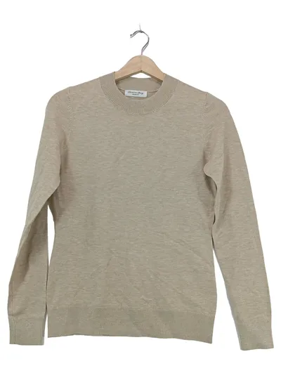 Christian Berg Woman Damen Pullover Beige Gr. XS Rundhals Basic