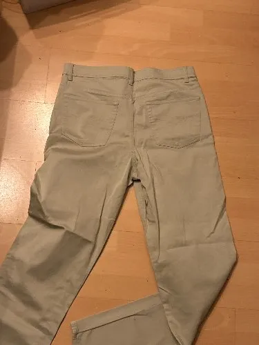 Camargue Herren Stoffhose Chino Beige Größe 52 XL W36 Klassisch 2