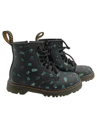 Dr. Martens Kinder Stiefel Käfermuster Schwarz Gr. 27 1460 Boots
