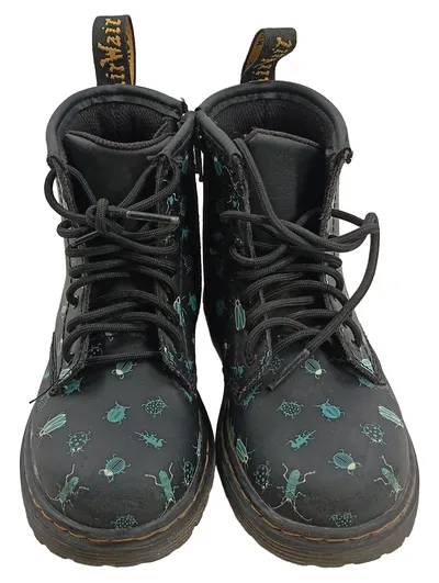 Dr. Martens Kinder Stiefel Käfermuster Schwarz Gr. 27 1460 Boots