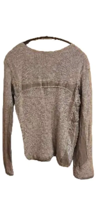 Beate Heymann Strickpullover Damen Gr. 36 Grau Streetcouture Urban
