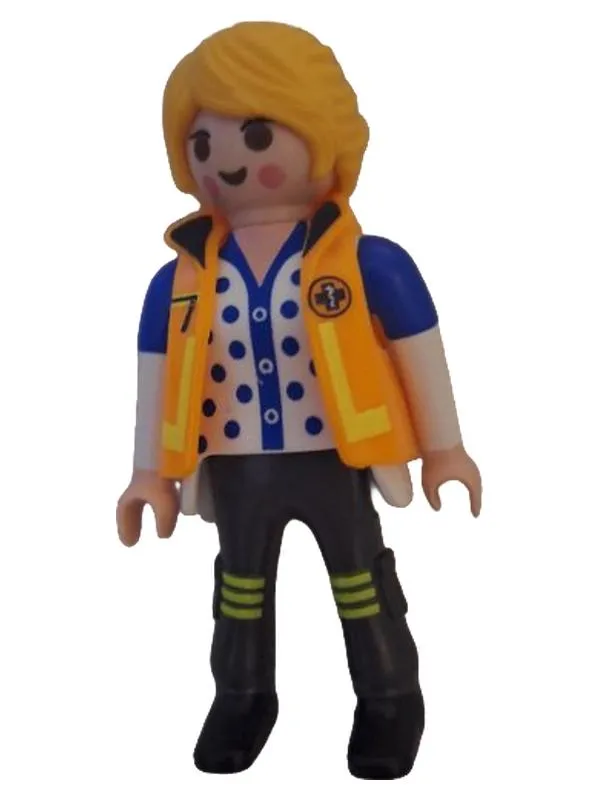 Playmobil Rettungsdienst Helferin Spielfigur mit Warnweste ab 4 Jahre 1